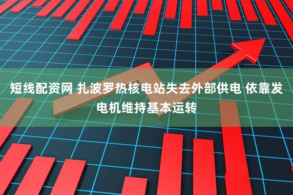 短线配资网 扎波罗热核电站失去外部供电 依靠发电机维持基本运转