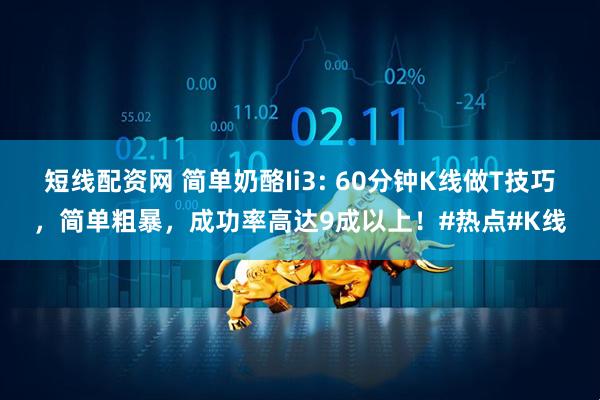 短线配资网 简单奶酪Ii3: 60分钟K线做T技巧，简单粗暴，成功率高达9成以上！#热点#K线
